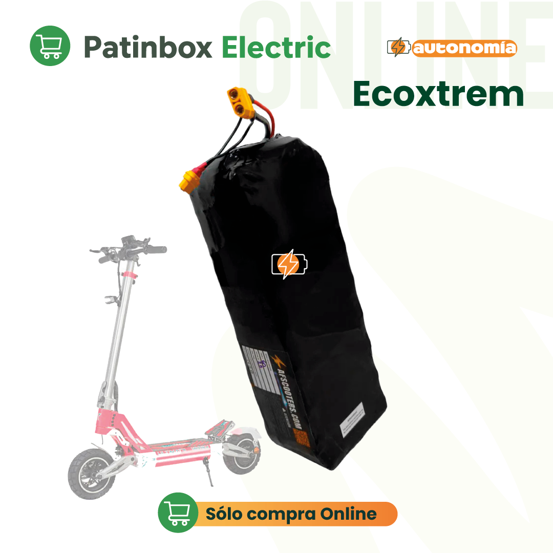 Batería interna de autonomía 48V para patinete eléctrico Ecoxtrem M41 Tank