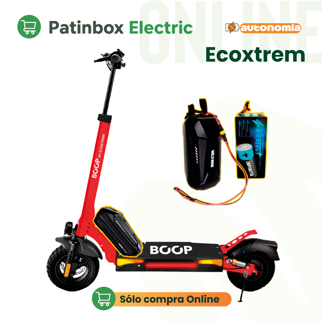 Batería externa de autonomía 48V para patinete eléctrico Ecoxtrem Boop