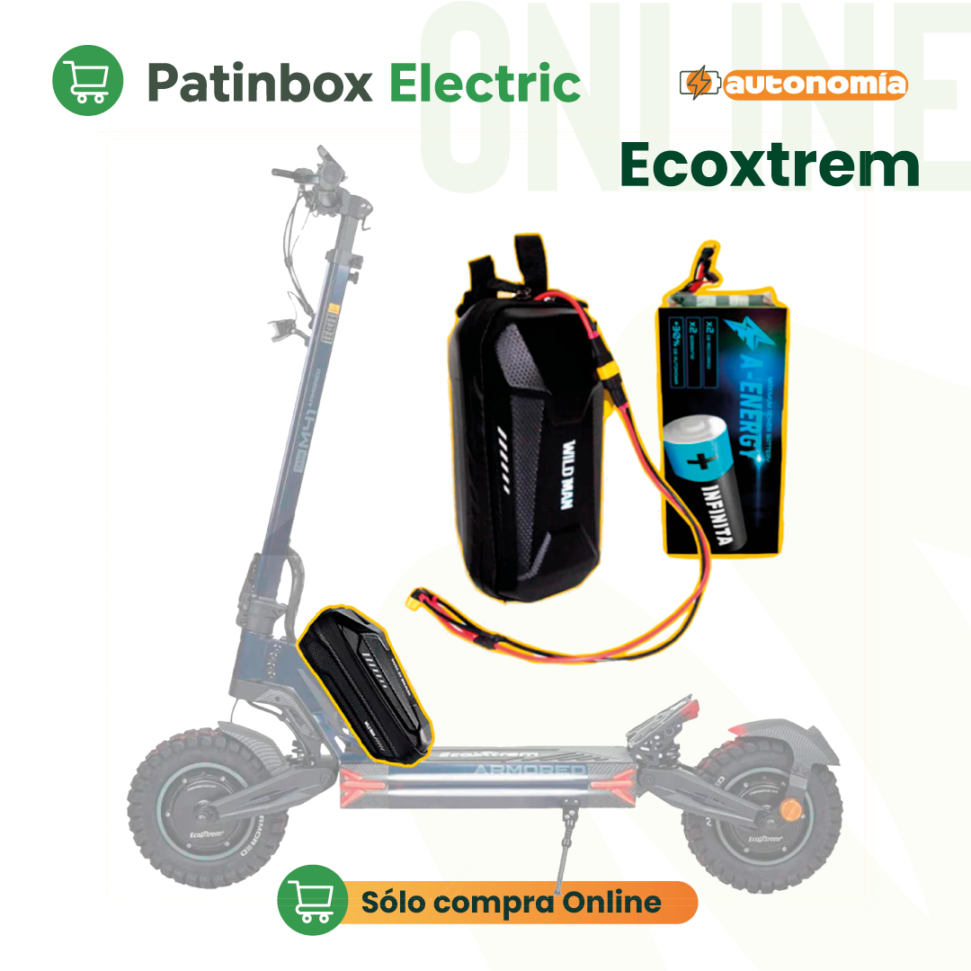 Batería externa de autonomía 60V para patinete eléctrico Ecoxtrem M41 Armored