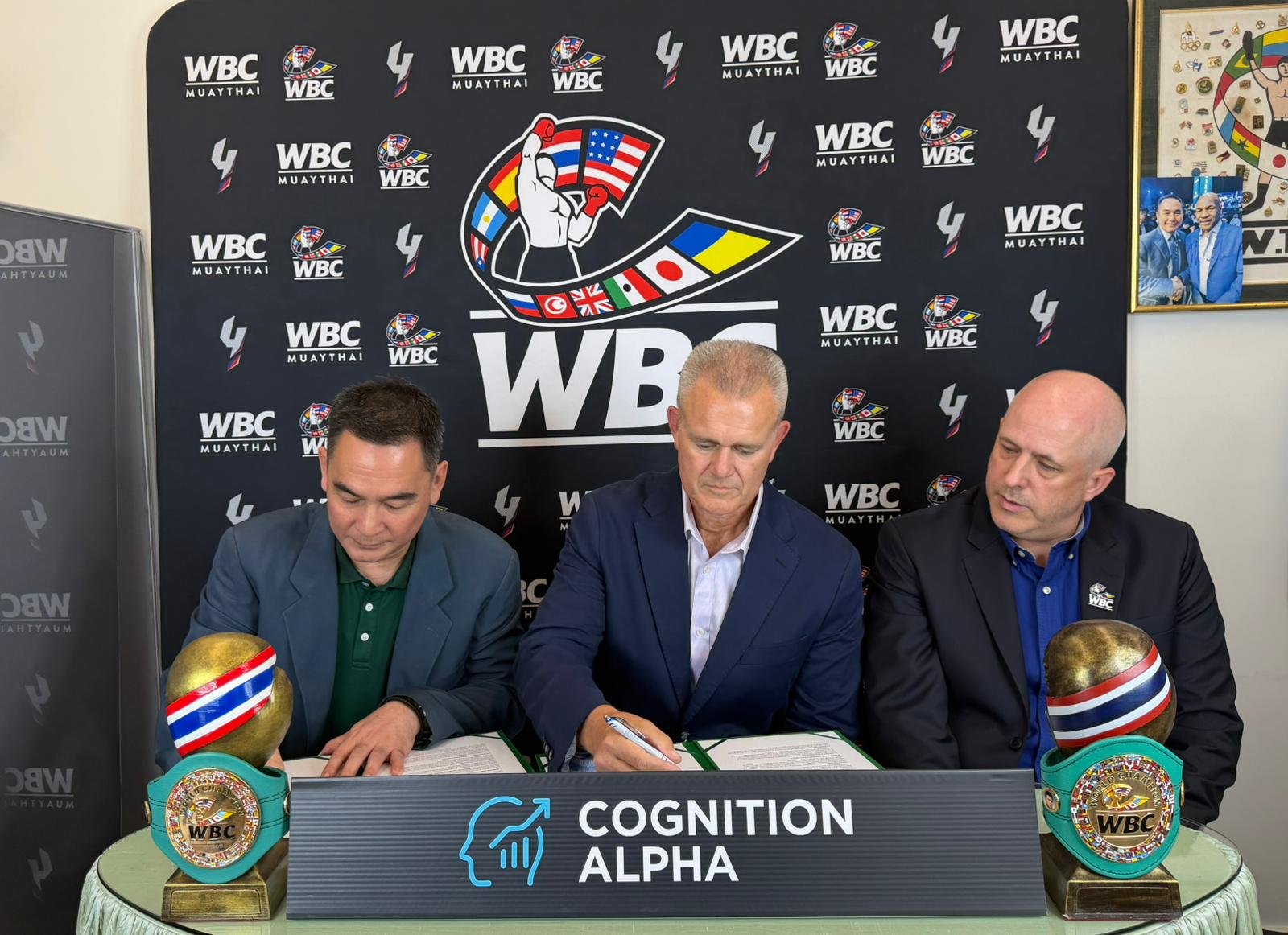 Cognition Alpha and WBC Muay Thai MOU signing, Bangkok