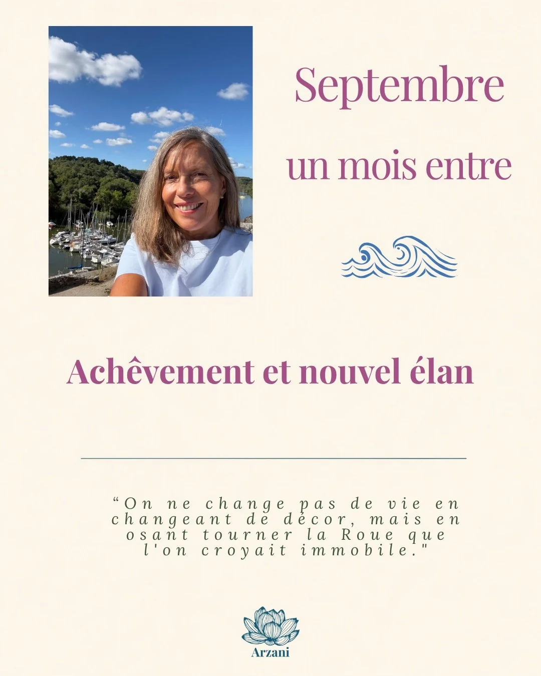 Belles &acirc;mes,

Deux mois de silence ici. Pas un vide : une travers&eacute;e.
Septembre vibre en 9, celle des cycles qui se referment. 
Et cette ann&eacute;e, ce 9 rencontre le 1 de l'ann&eacute;e universelle 2026, pour former un 10 : la Roue de 