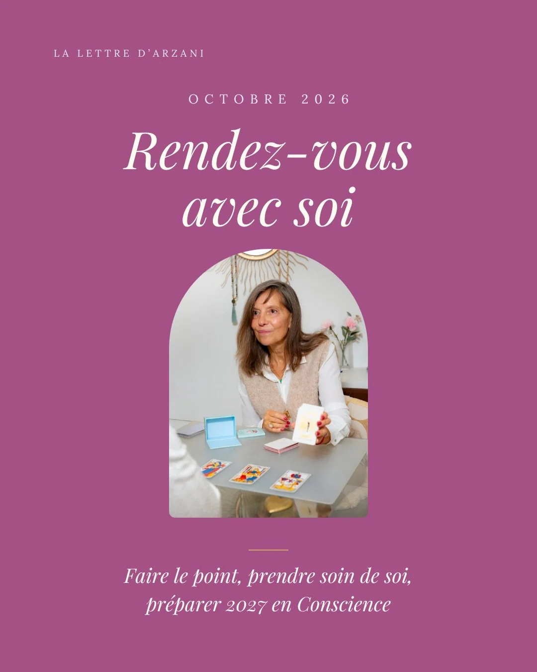 🍂 Et si ton bilan de fin d'ann&eacute;e devenait une vraie rencontre avec toi-m&ecirc;me ?

🌿 Octobre ouvre le dernier trimestre. Plus que 3 mois avant 2027&hellip; et ton mois personnel d'octobre porte d&eacute;j&agrave; la vibration de ton ann&ea
