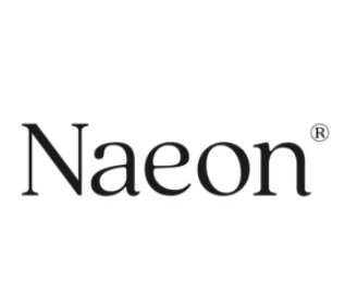 Naeon logo in black text with a registered trademark symbol on a white background.