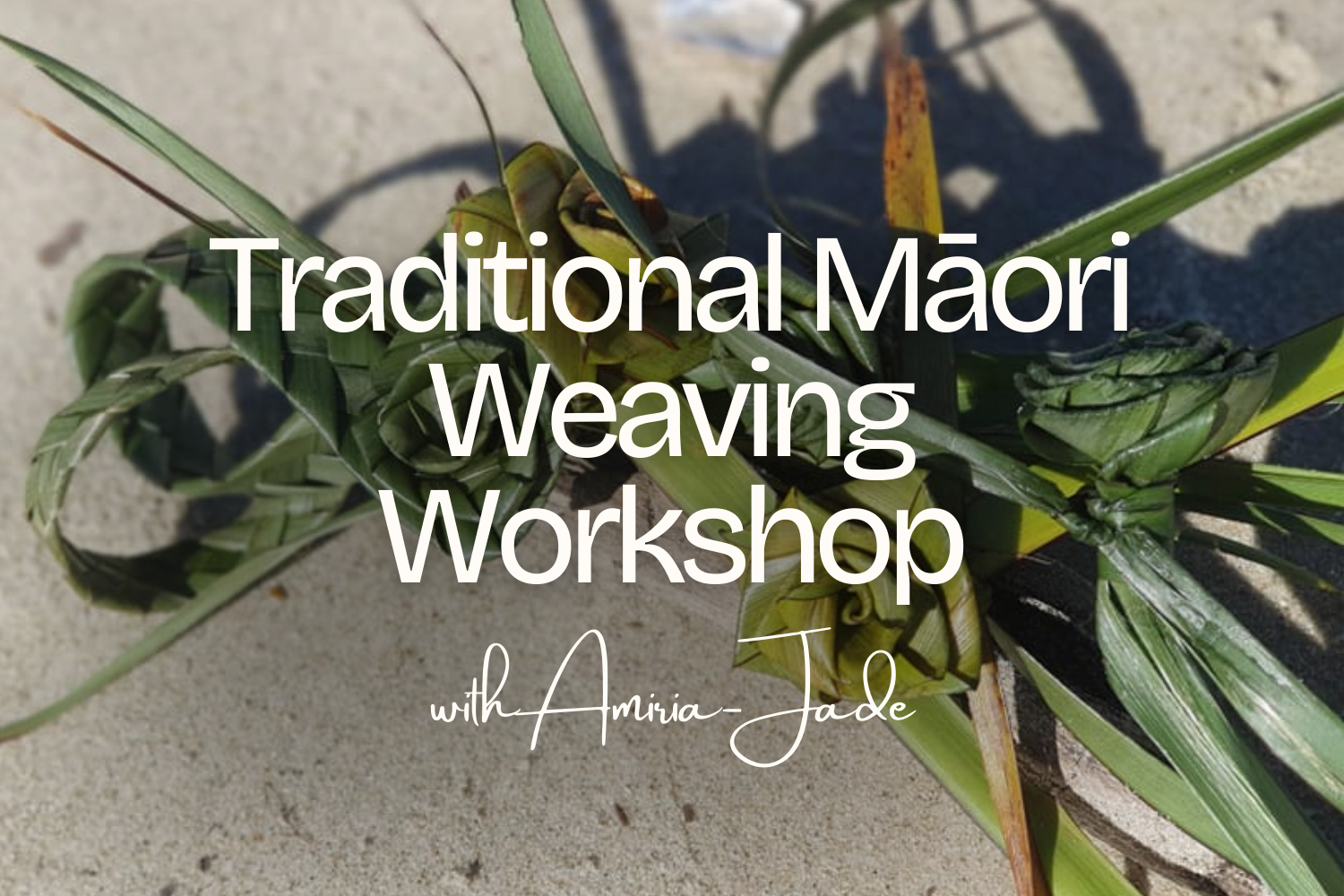 Weaving with Amiria Jade Art