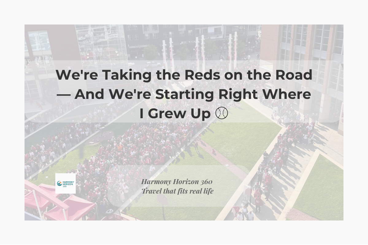 We're Taking the Reds on the Road — And We're Starting Right Where I Grew Up ⚾