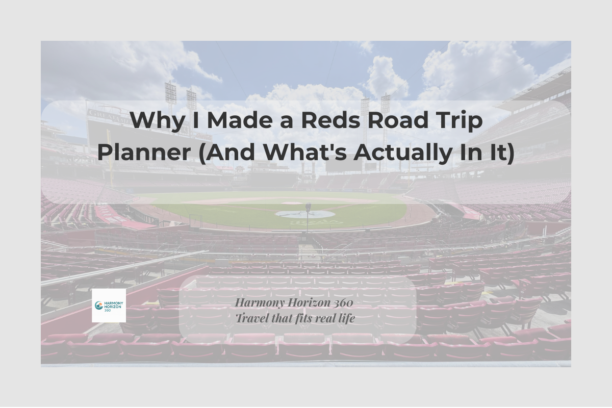 Why I Made a Reds Road Trip Planner (And What's Actually In It)