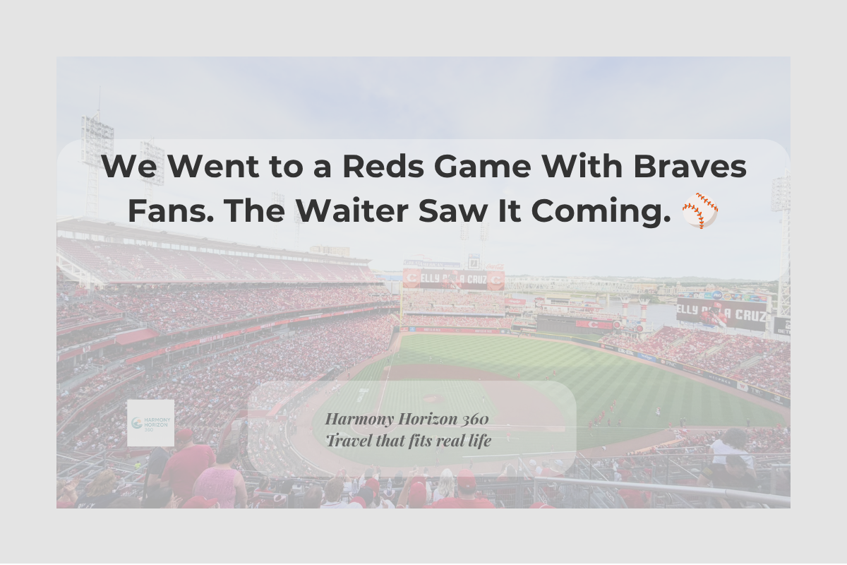 We Went to a Reds Game With Braves Fans. The Waiter Saw It Coming.