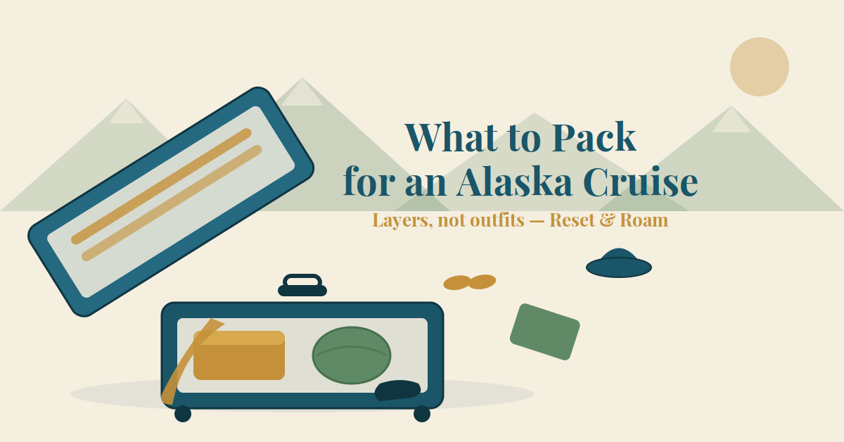 What to Pack for an Alaska Cruise&nbsp;
