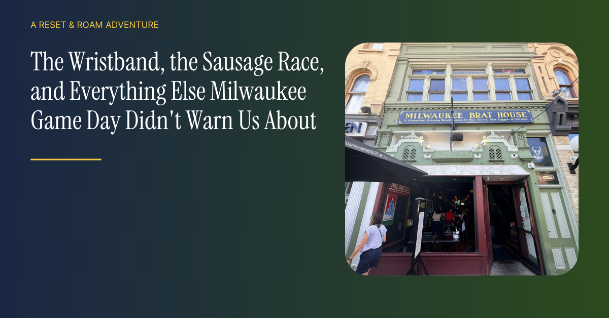 The Wristband, the Sausage Race, and Everything Else Milwaukee Game Day Didn't Warn Us About