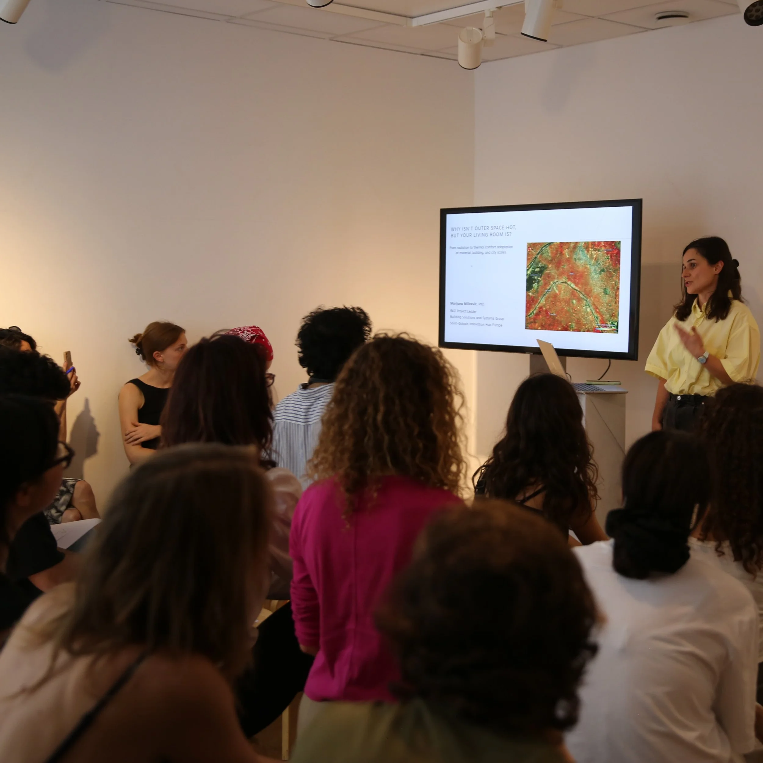 Coincidentally, on the 100th record breaking hot day of the 2026 we hosted a talk @parsonsparis about physics and heat to discuss the ways architecture and design could be adapted to respond to the inevitable. Dr. Marijana Milicevic led us through th