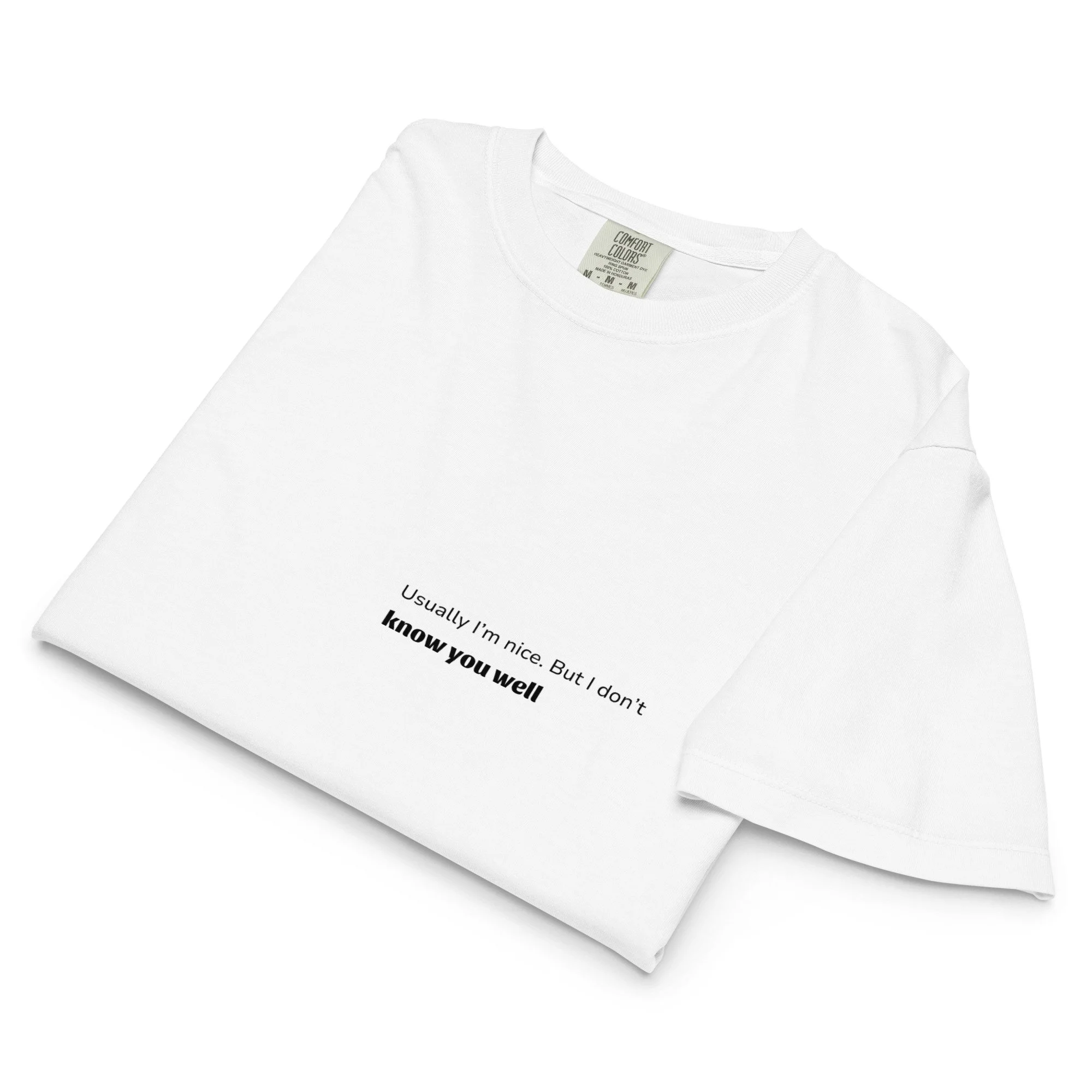 Usually I'm nice boxy tee