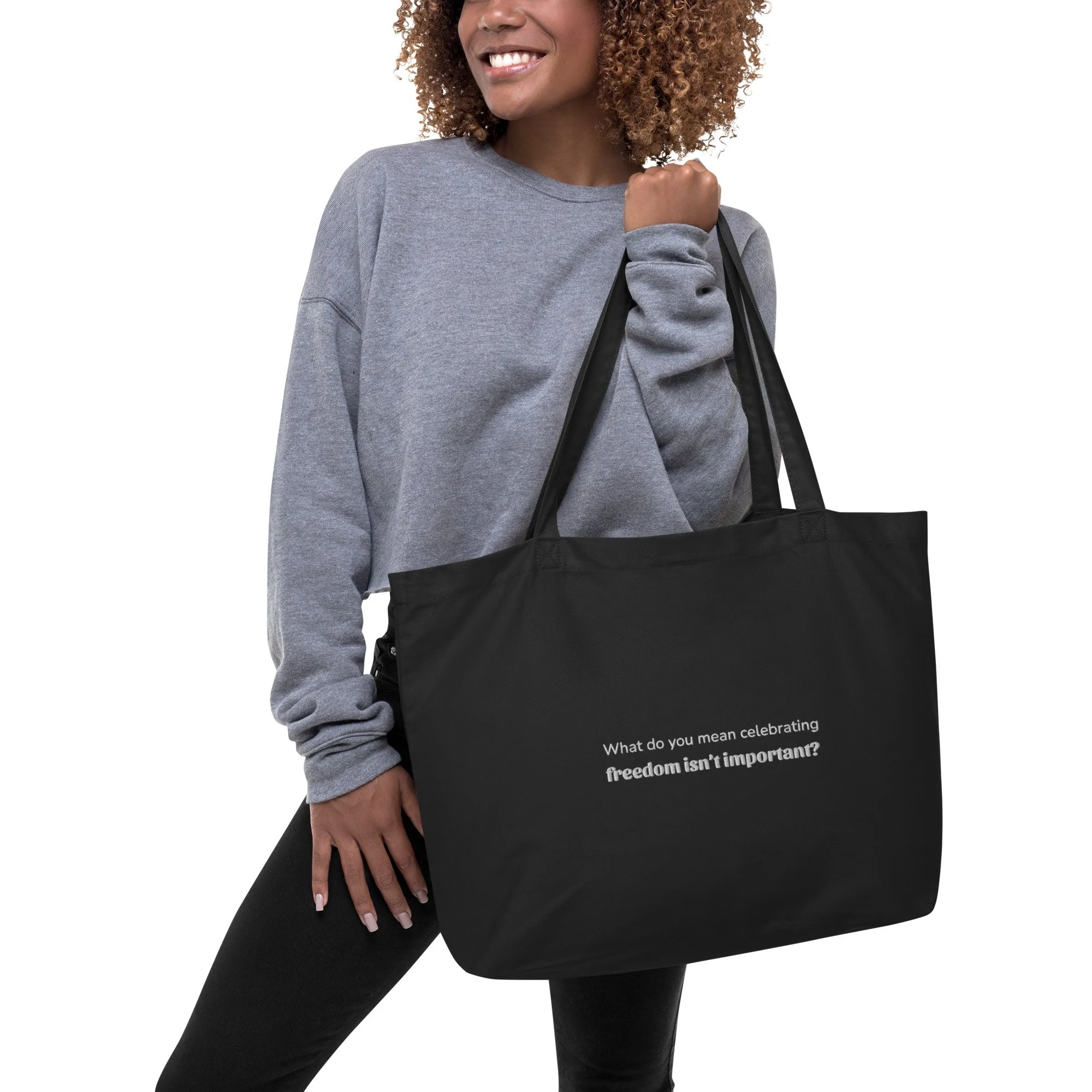 Celebrating freedom  tote bag