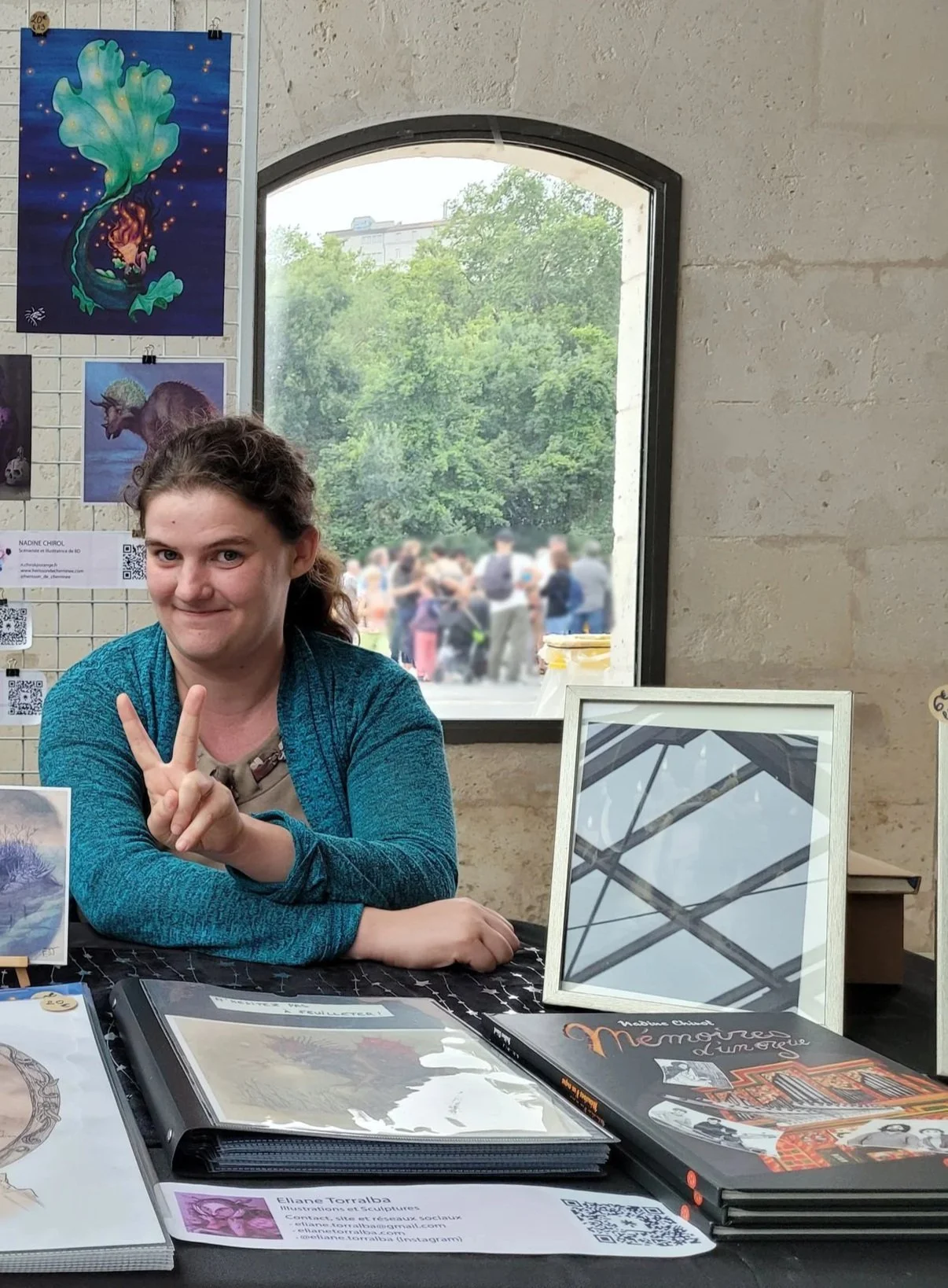 Stand Coven Tales à Nadine Chirol à Magelis en Fête le premier juiller 2023