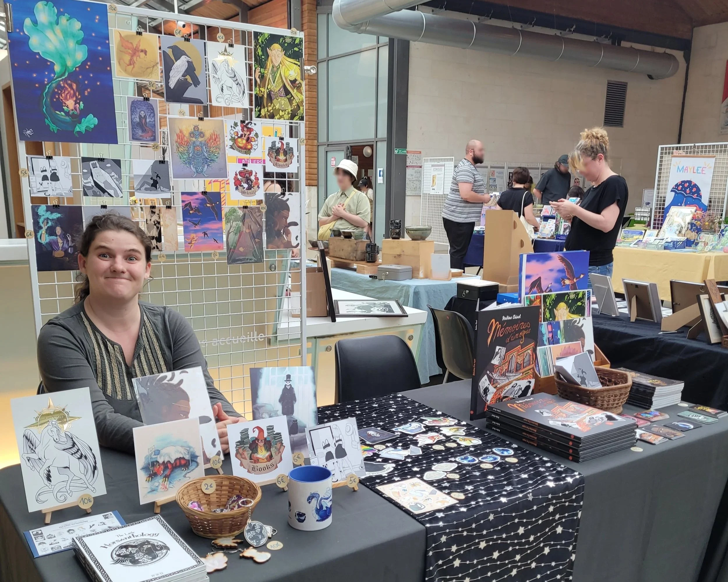 Stand Coven Tales avec Nadine Chirol à Magelis en Fête le 29 juin 2024