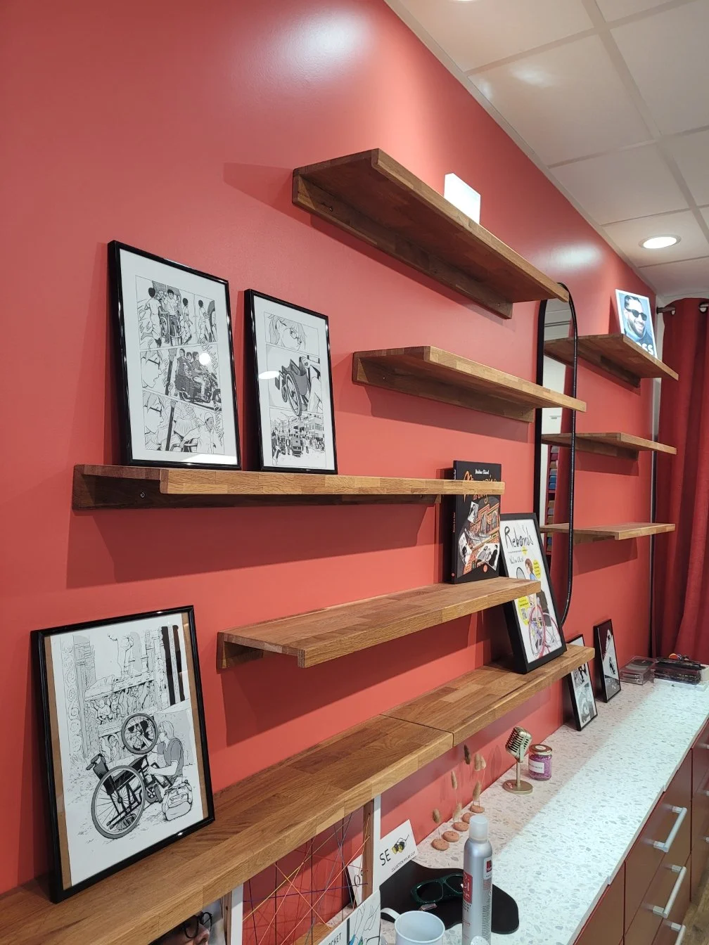 Rebonds Mur Rouge Gauche