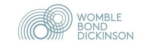Logo for Womble Bond Dickinson featuring three overlapping circles and the company name.