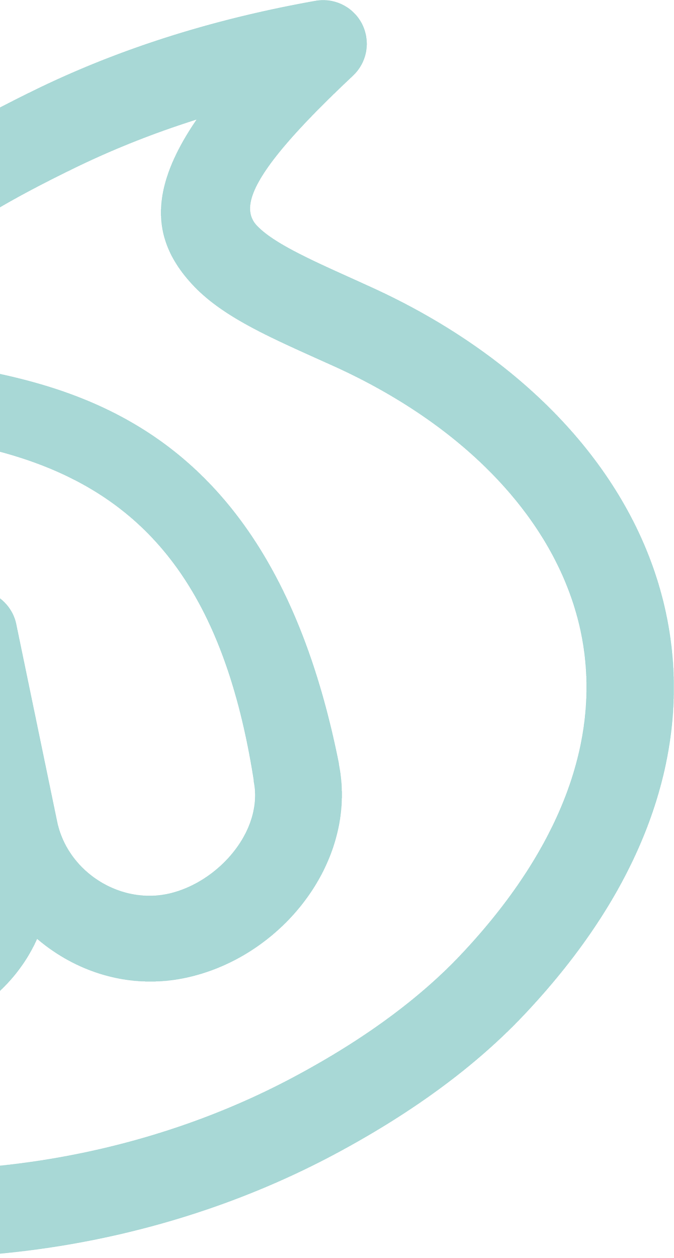 Close-up of the Minding Your Business logo with a stylized, curved shape in light blue.