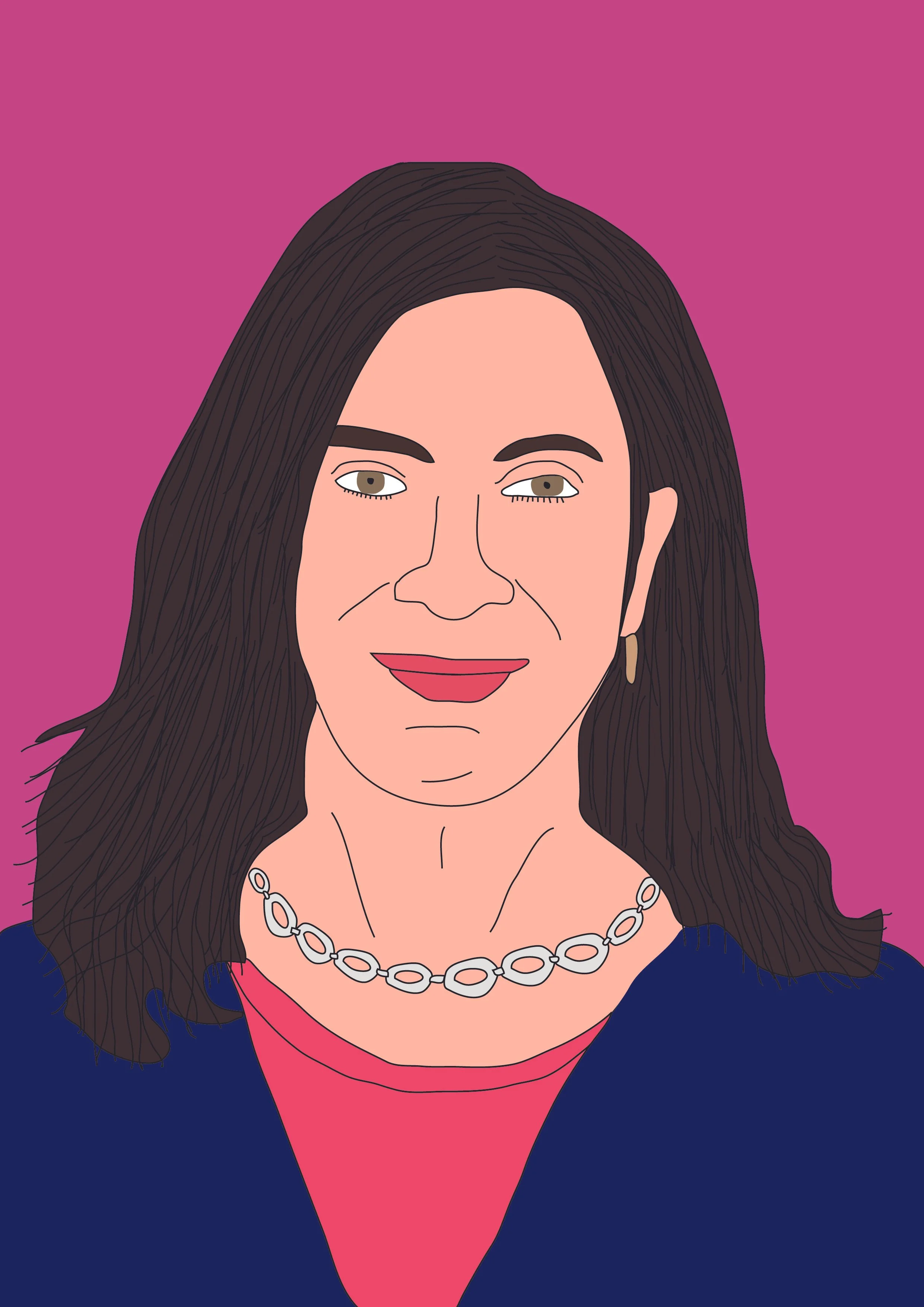 Digital portrait of Stala, 2024