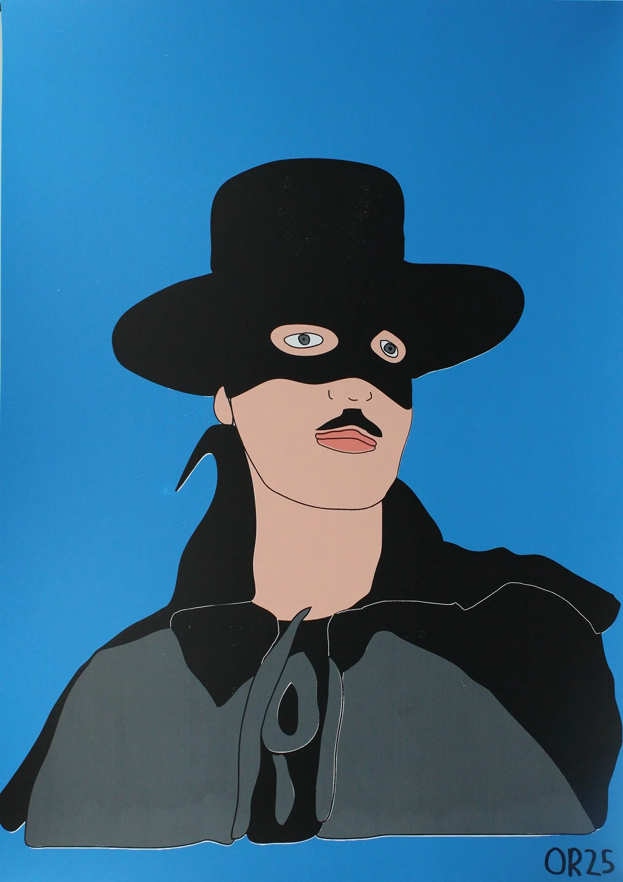 Zorro screenprint A2 2025