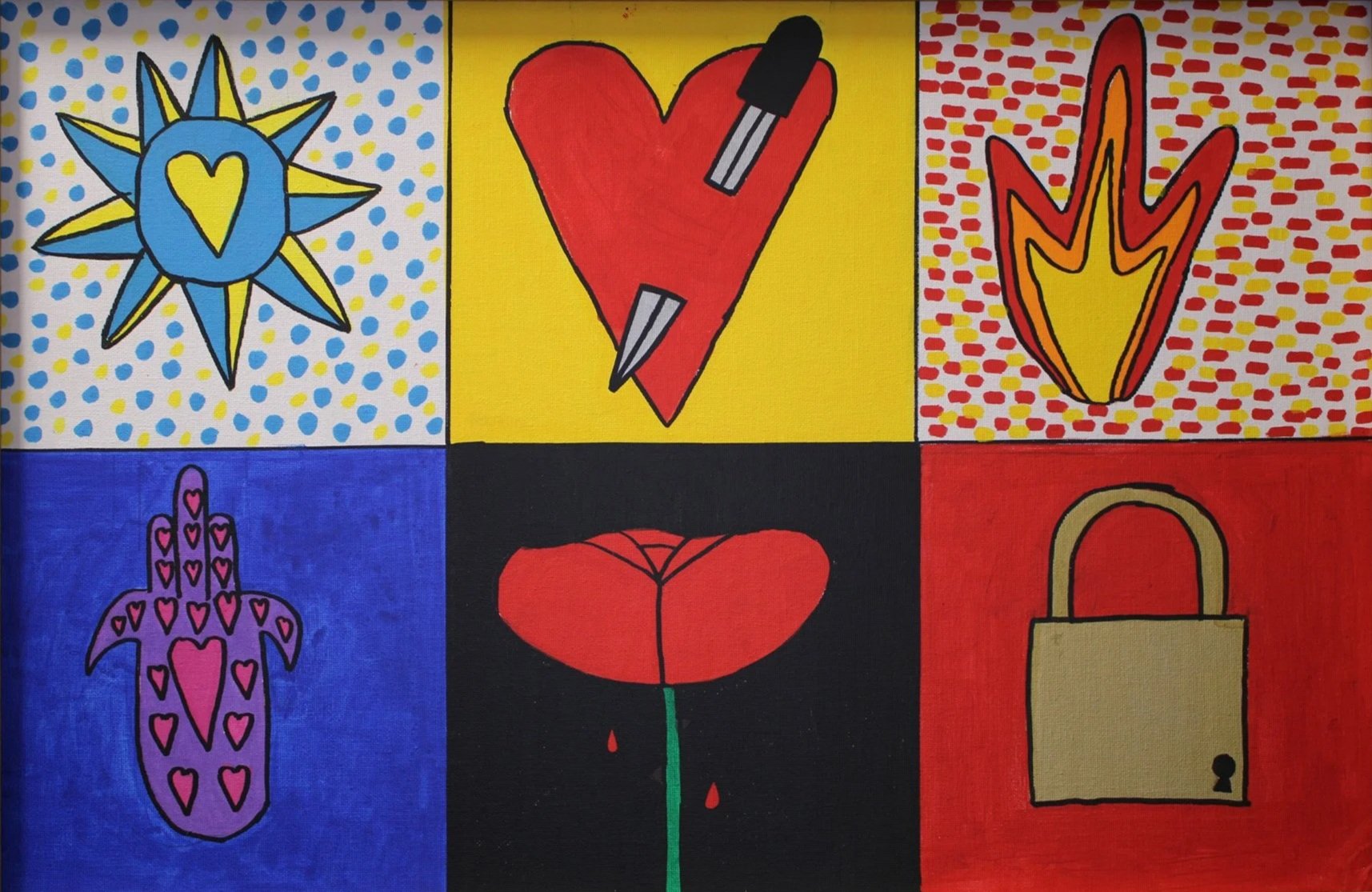 Meaning of Love 2, Acrylic on Canvas. A2, 2026. 