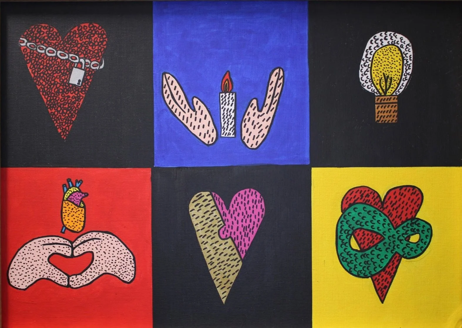 Meaning of Love 5, Acrylic on Canvas. A2, 2026. 