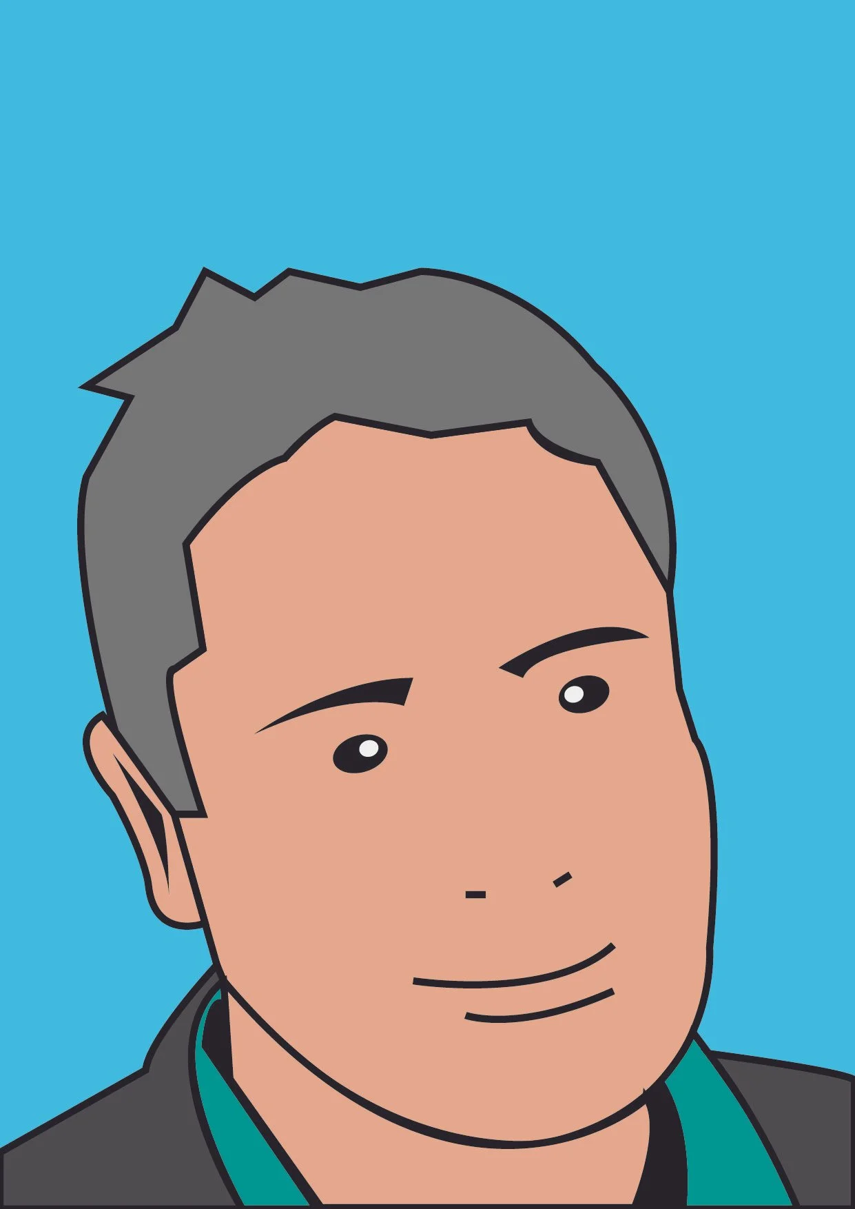 Portrait of Dad, digital, 2022