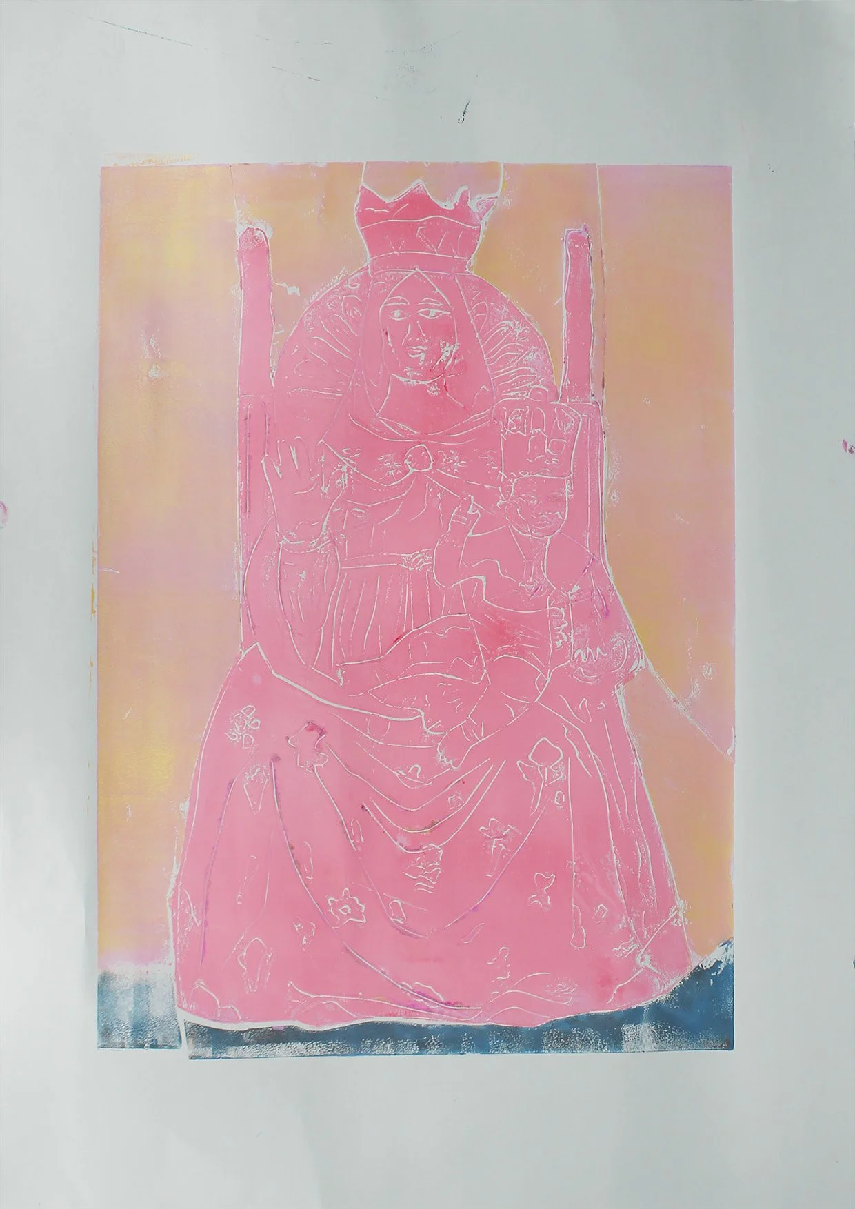 Madonna Pink and Blue on Grey Lino A2 2025 web.jpg