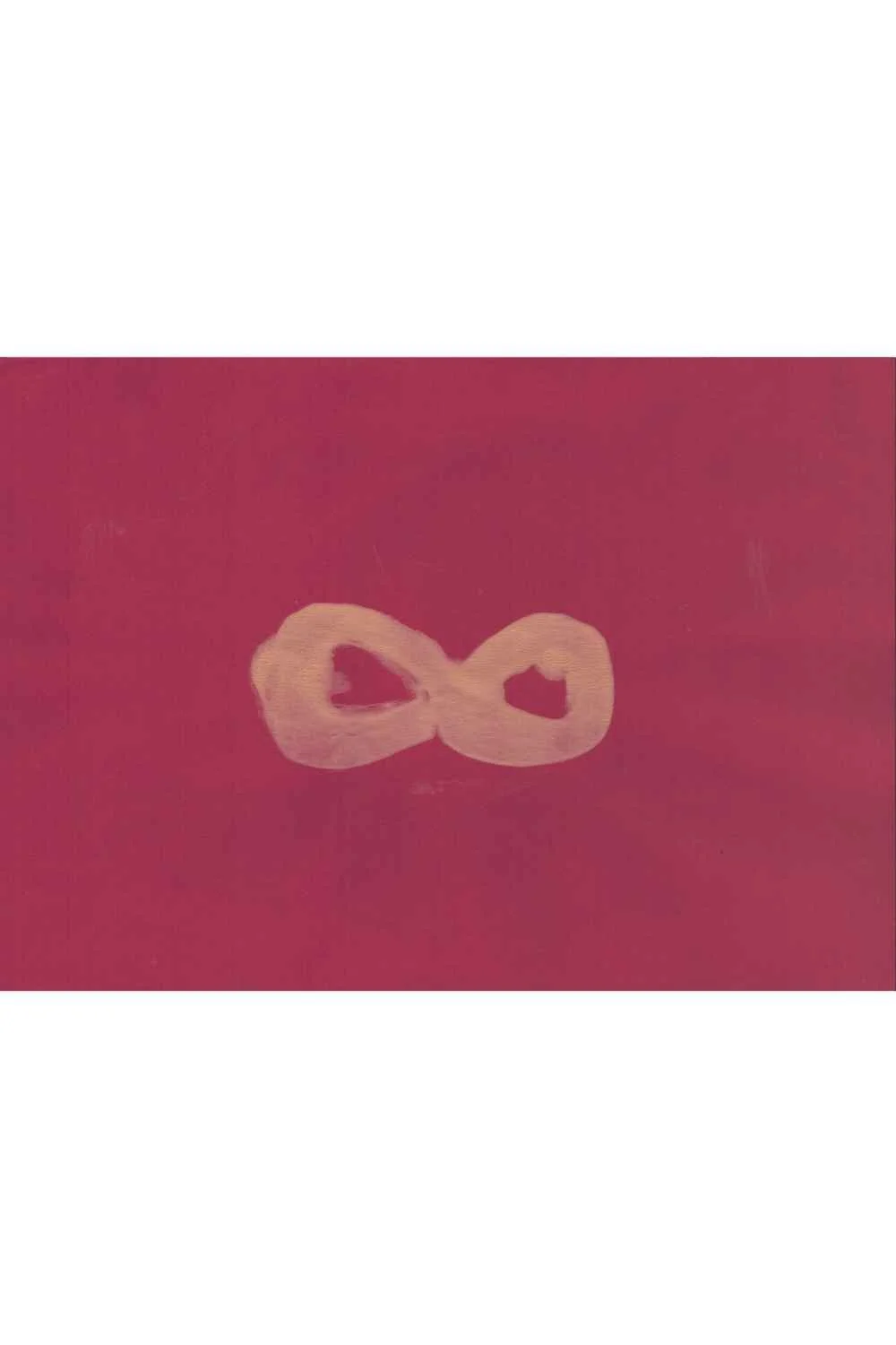 Gold Infinity Symbol on Maroon, A4 Gel Print 2026