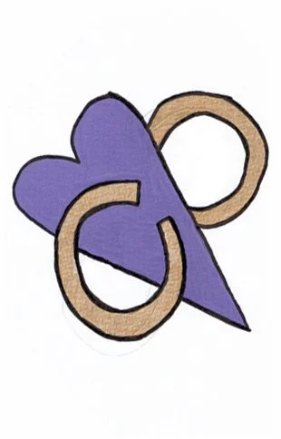 Infinity Heart, Acrylic Marker on paper, 2026. 