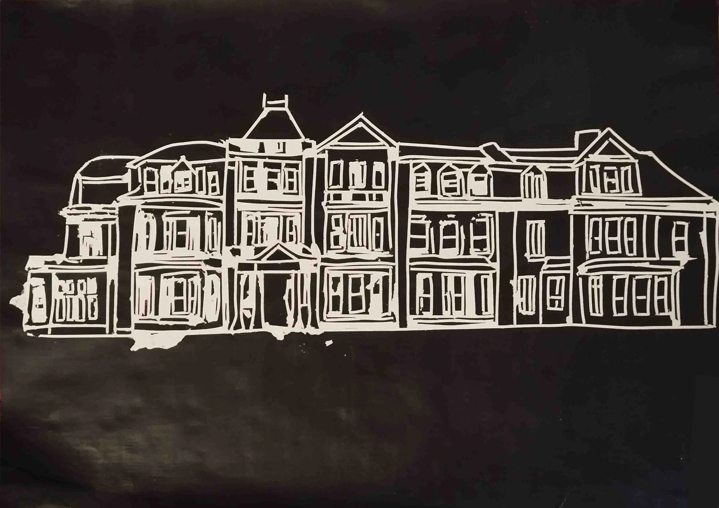 Ray's story mansion Acrylic 2025