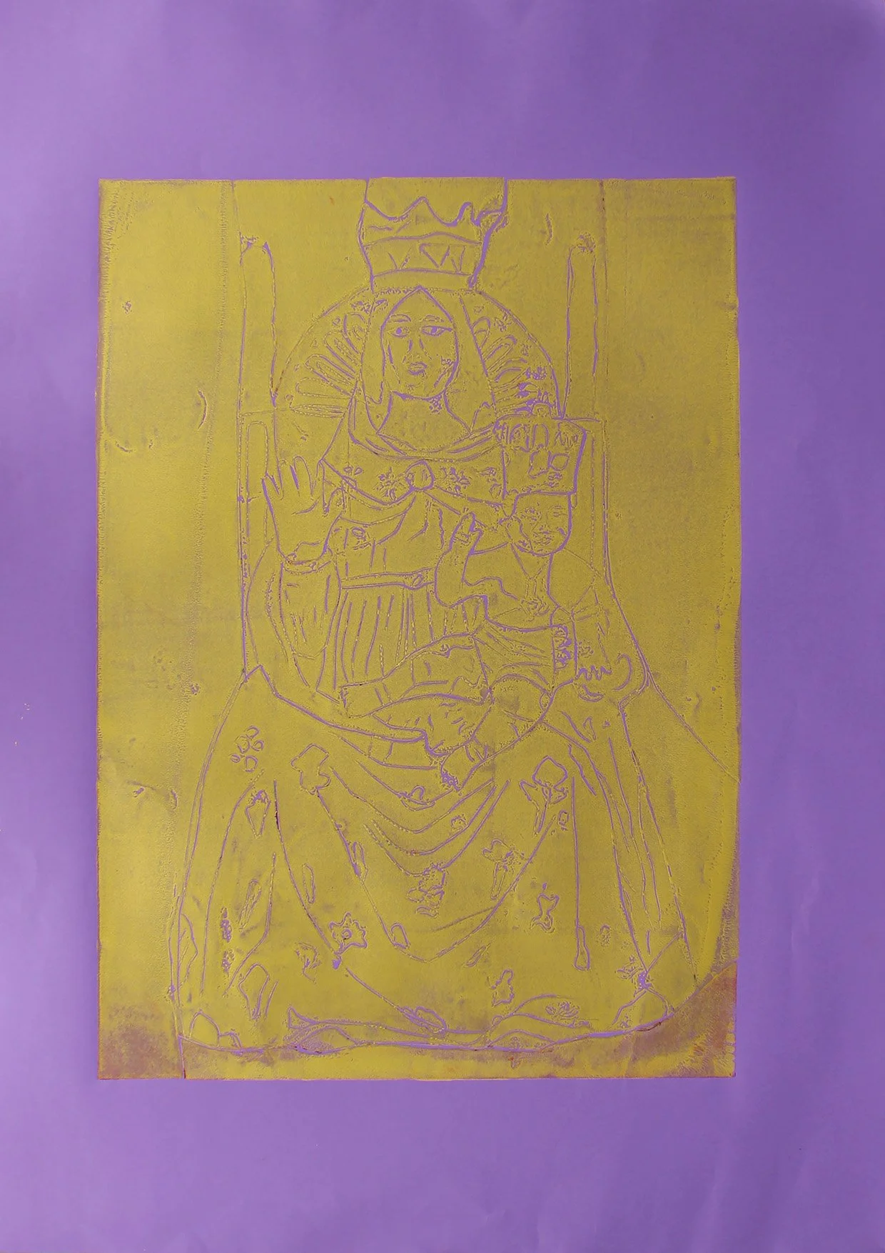 Madonna Gold on Purple Lino A2 2025 web.jpg