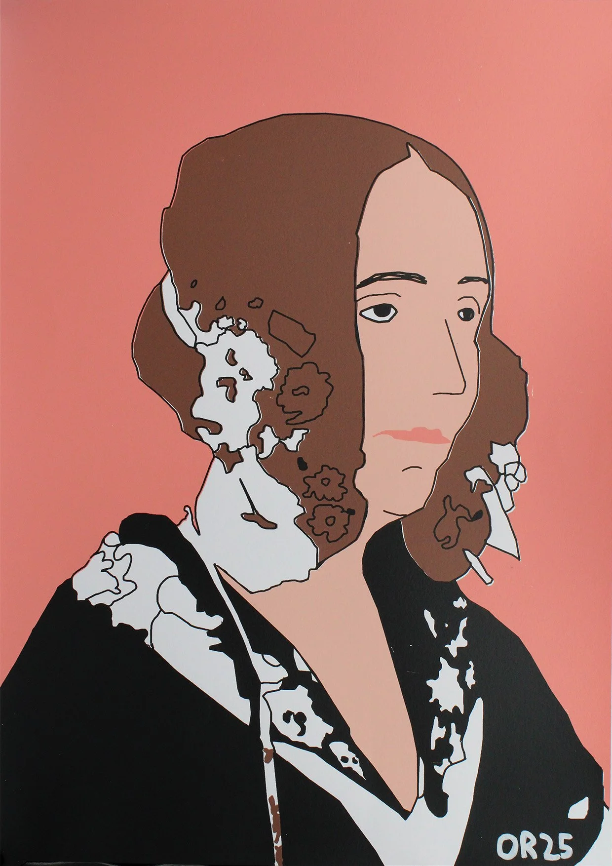 Ada Lovelace Screen Print A2 2025 