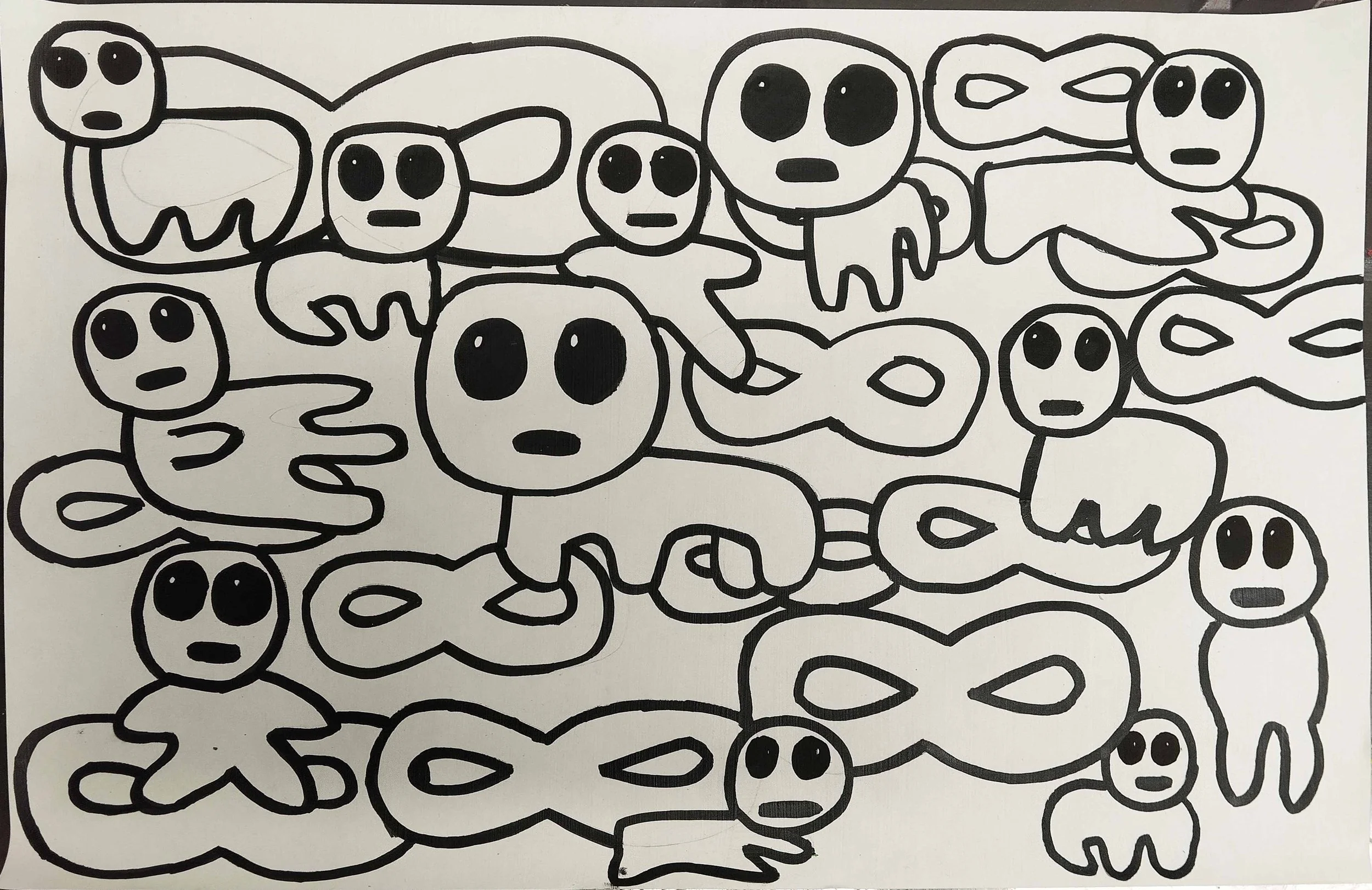 Autism creature jumble mask ink outline A3 web 2024.jpg