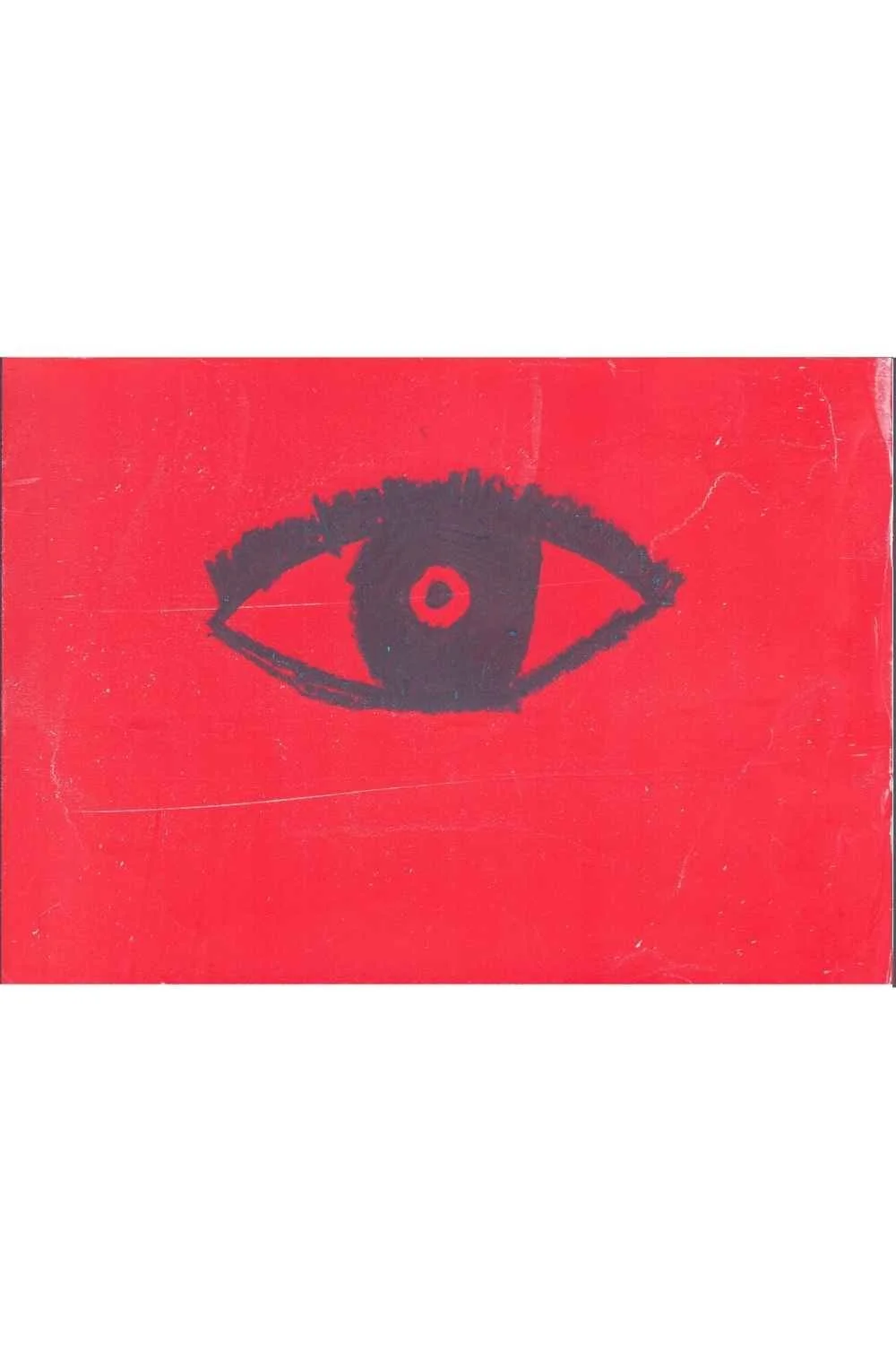 Black Eye on Red, A4 Gel Print 2026