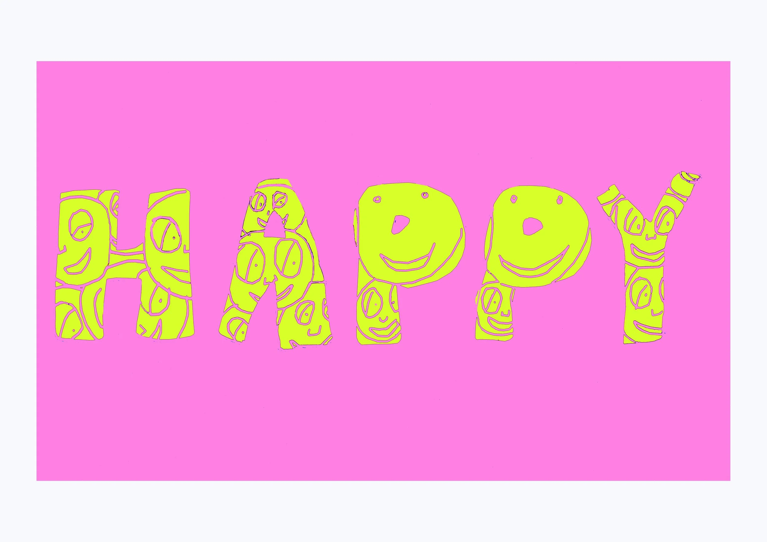 happy 120224 pink limited ed print.jpg