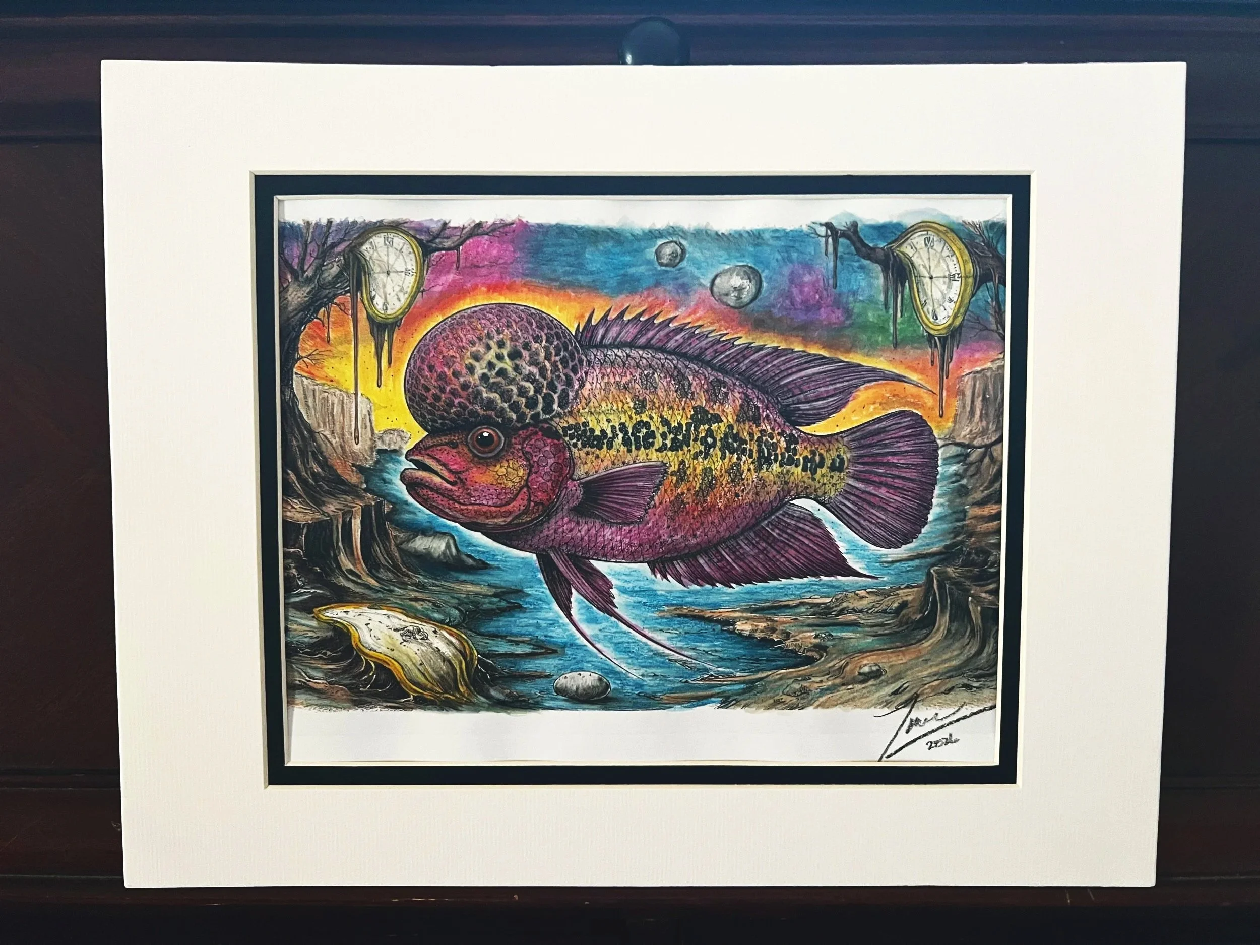 Sold. Flower horn, one of one