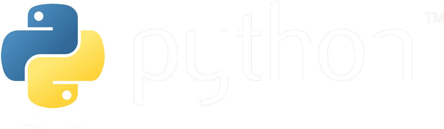 Close-up of the Python logo showing a blue and yellow coiled snake and the word 'Python' in white letters.