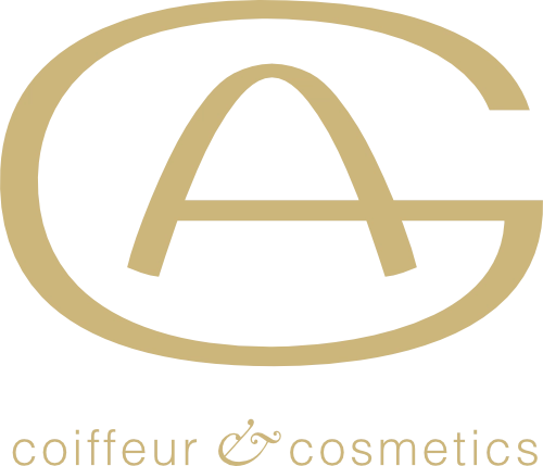 Goldenes Logo von Garzareck coiffeur & cosmetics in Halle (Saale)