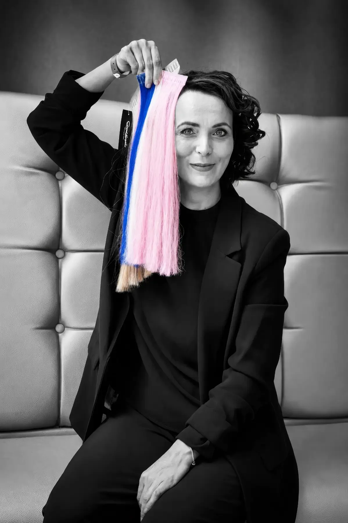 Sandra Müller präsentiert Great Lengths Extensions bei Garzareck Coiffeur & Cosmetics in Halle (Saale).