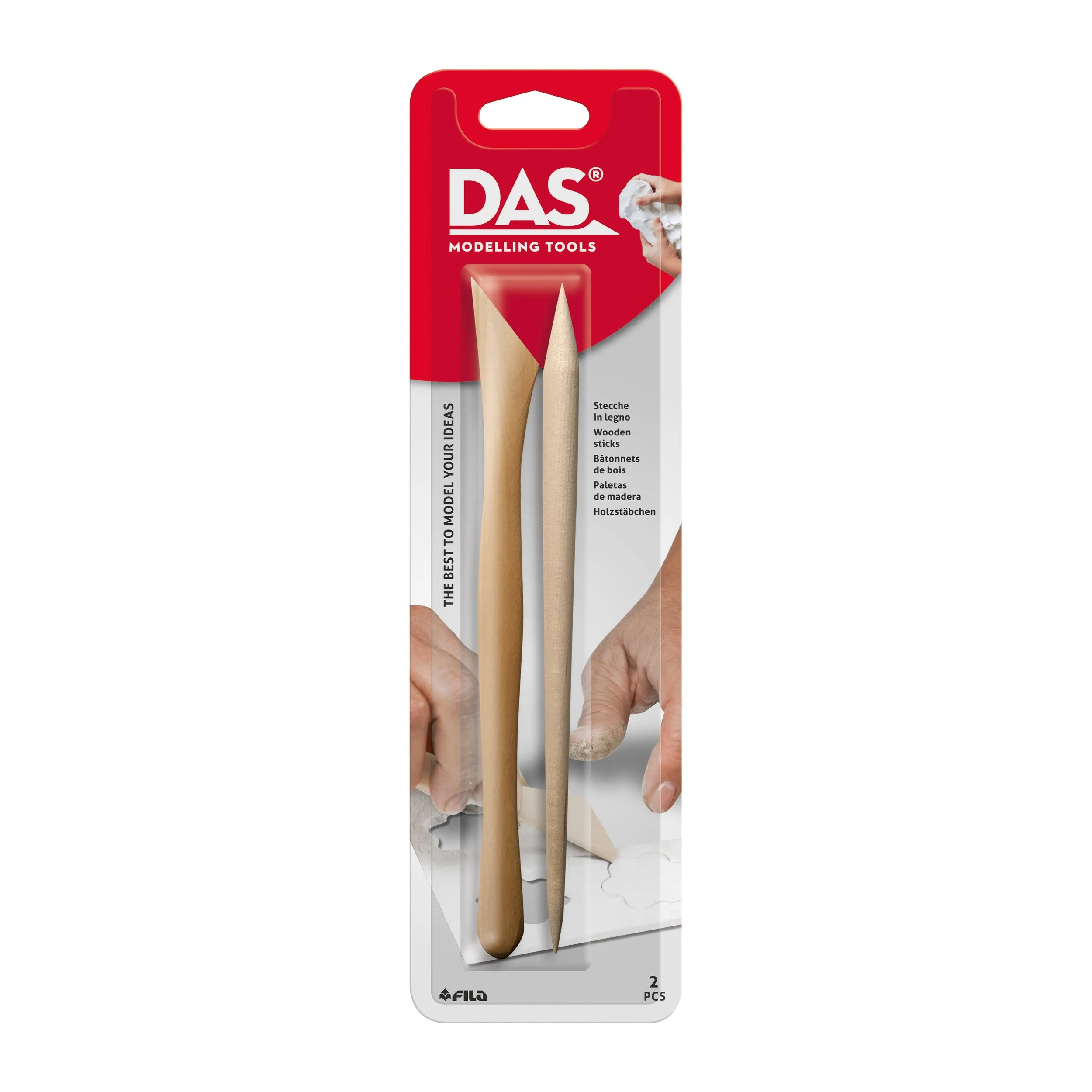 DAS Wooden Modelling Sticks