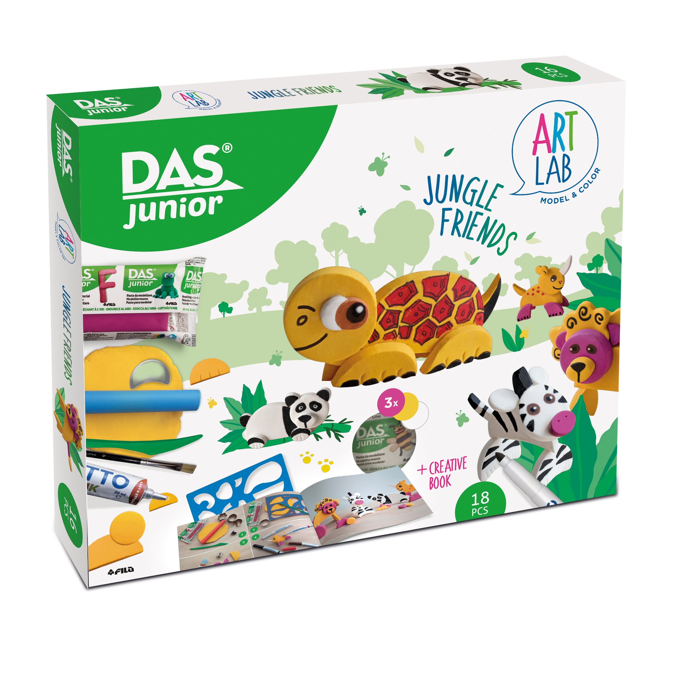 DAS Junior Art Lab Jungle Friends Creative Set
