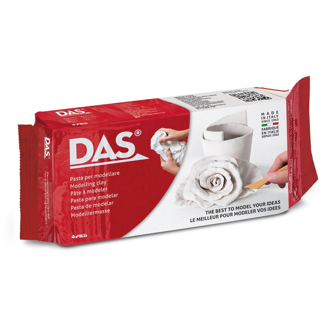 DAS White Air Dry Modelling Clay