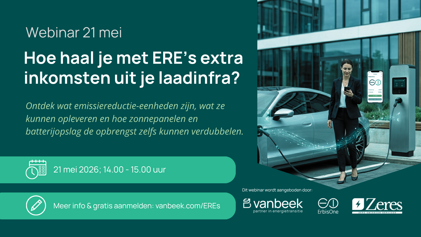 Webinar over ERE’s door VanBeek en Zeres