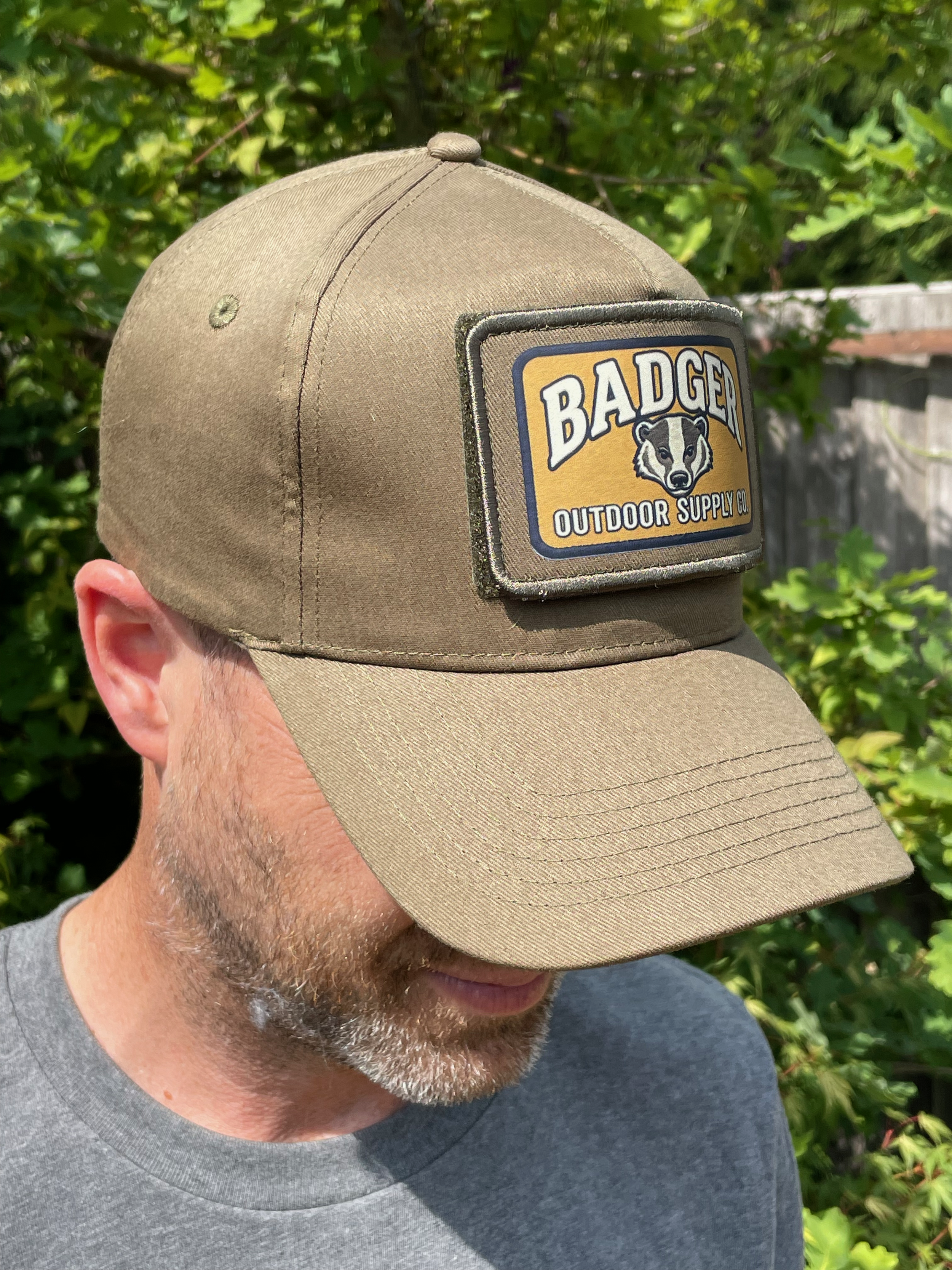 military trucker cap