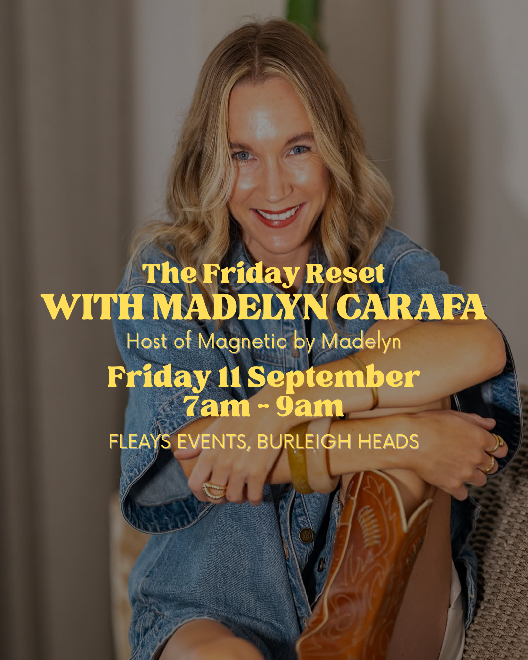 FRIDAY RESET WITH MADELYN CARAFA - Earlybird Ticket