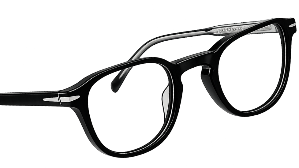 Black acetate glasses model: VG5002AF
