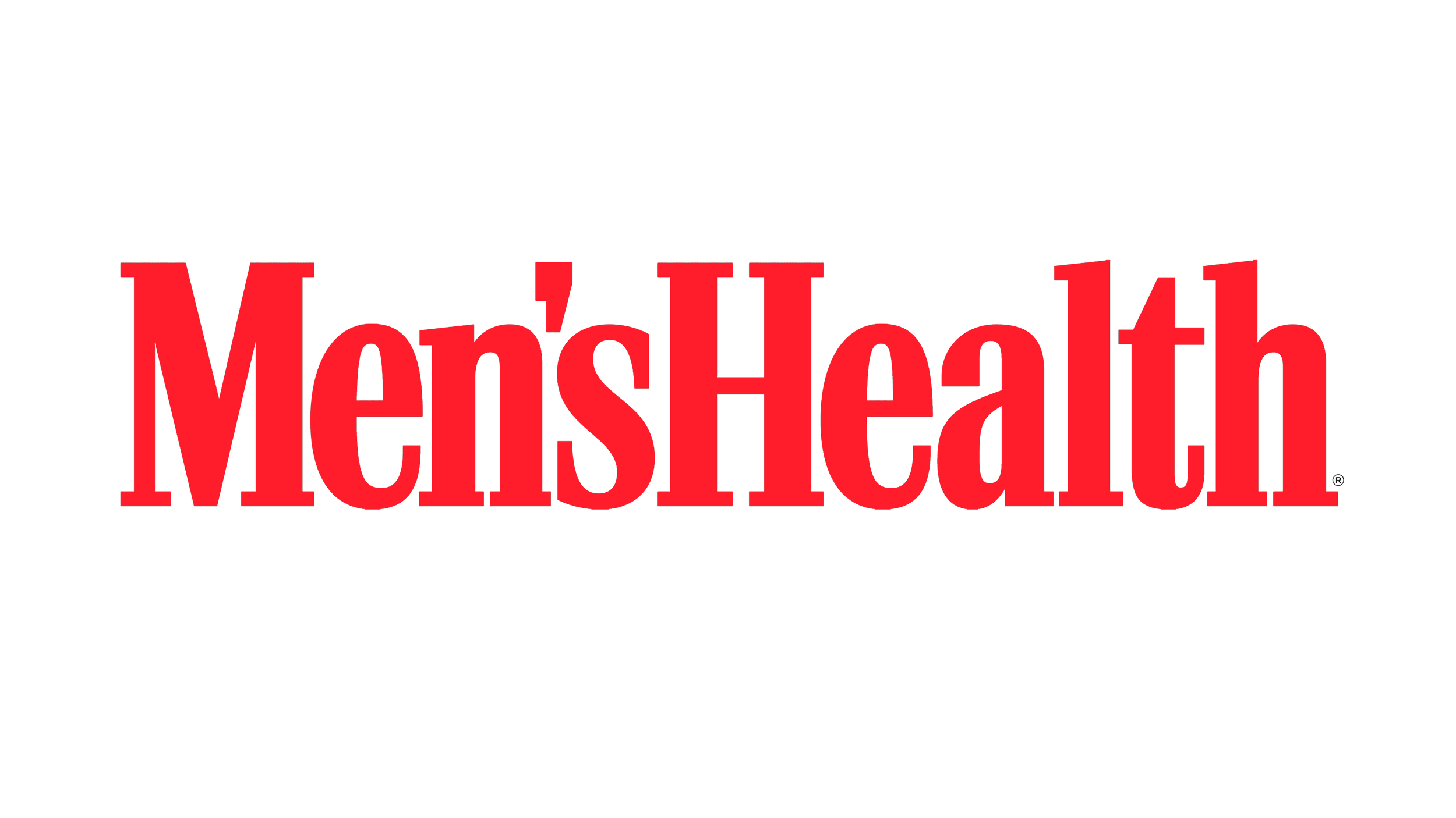 Logo for Men 'n Hooch with bold red and black text.