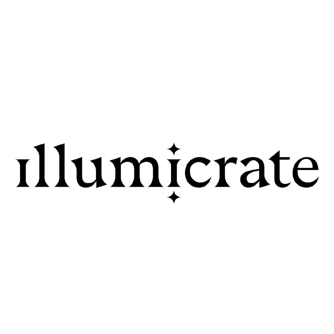 The word 'illuminate' written in black text with star-like accents on a white background.