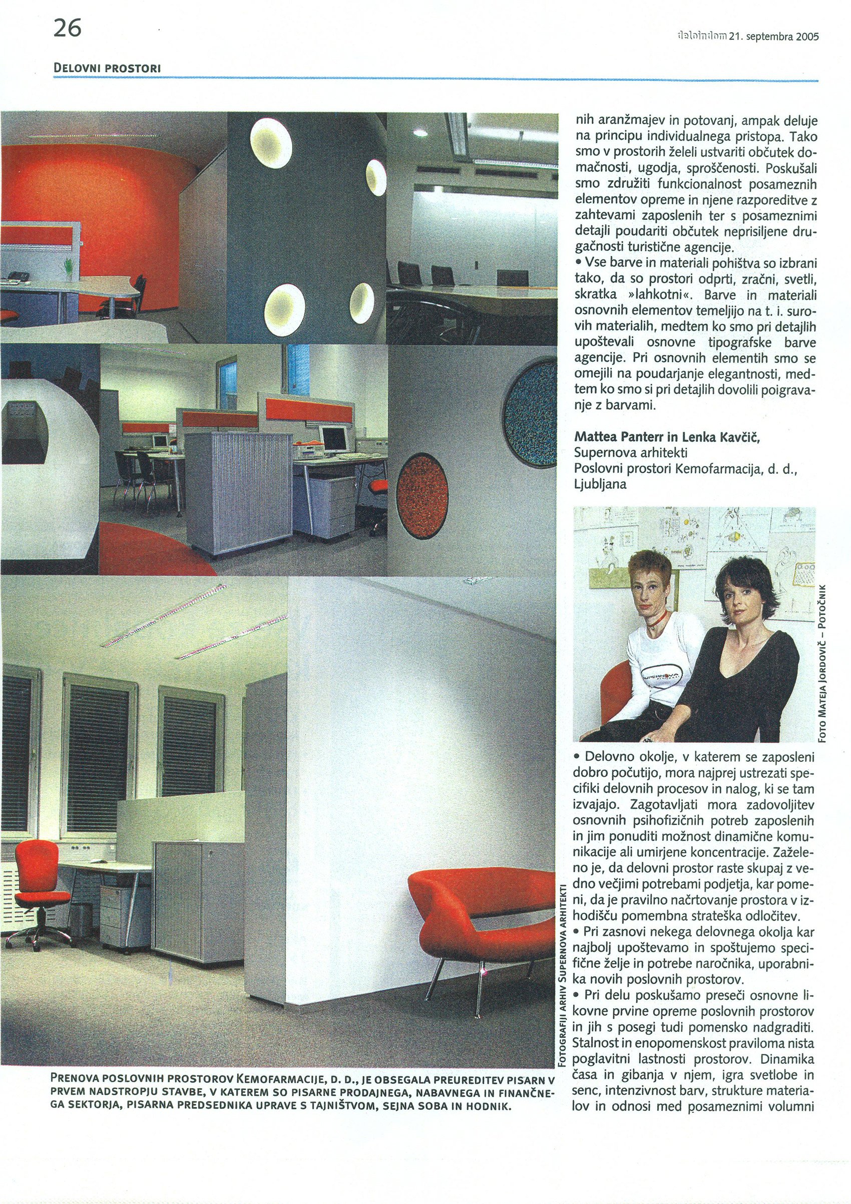 Delo, Delo in dom / 21. september 2005