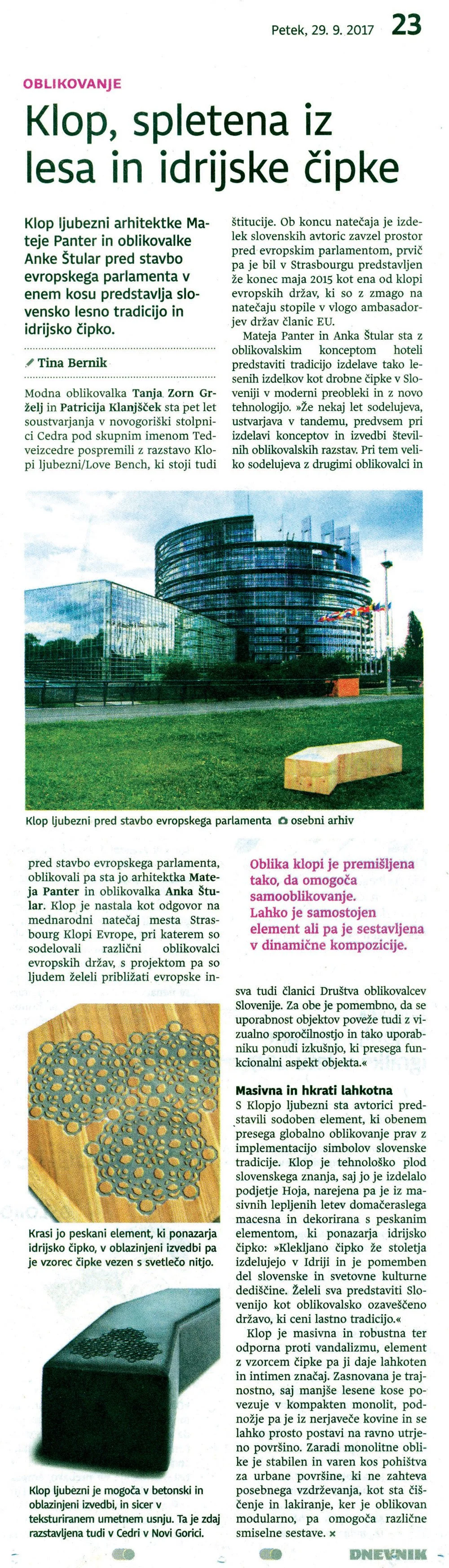 Dnevnik / 29. september 2017